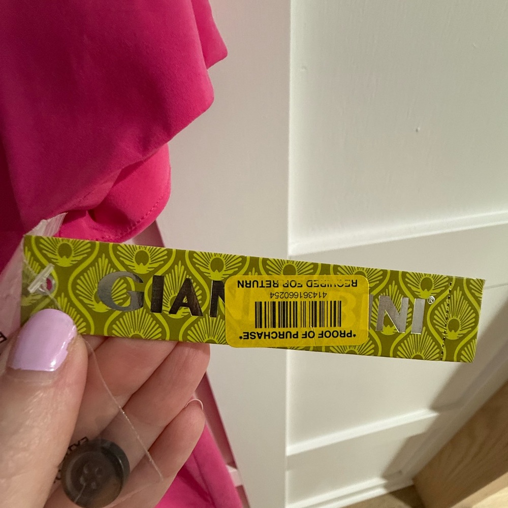 Gianni Bini Katia Orchid Pink Cropped Jumpsuit NWT Size 8 - Picture 8 of 10